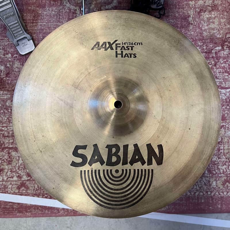 Sabian 14" AAX Fast Hi-Hat Cymbals (Pair) 2000 - 2001 image 1