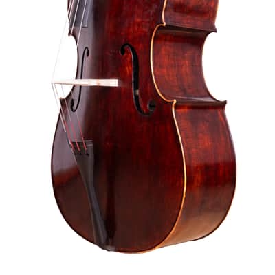 Antique Style Double Bass 3/4 with Flat Back Hand-Made in Romania #17 image 9