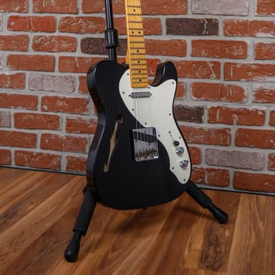 Fender Custom Shop W25 Limited Edition 50’s Thinline Telecaster Journeyman Relic Aged Black 2026 w/OHSC image 3