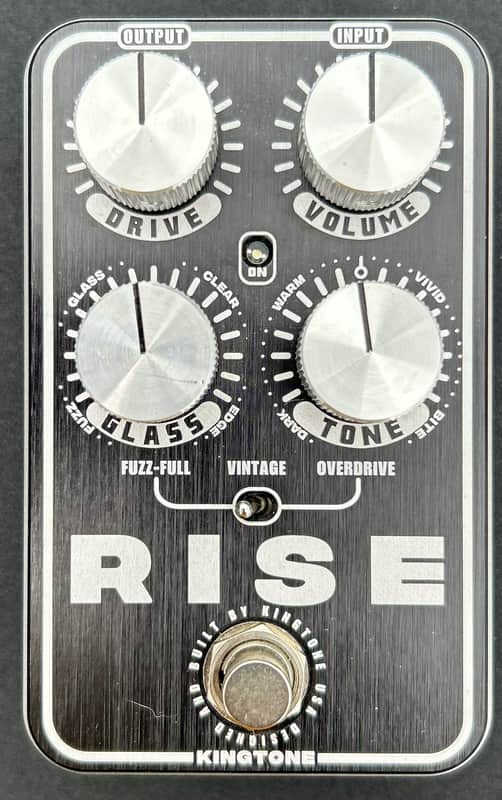 King Tone Guitar Rise V2 with External Dip Switches 2023 - Present - Black image 1