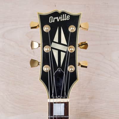 Orville LPC-75 Les Paul Custom MIJ 1990 Ebony Made in Japan w/ Bag image 20