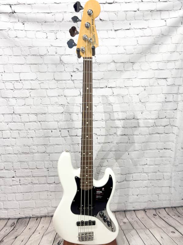 Fender American Performer Jazz Bass with Rosewood Fretboard Arctic White 2022 image 1