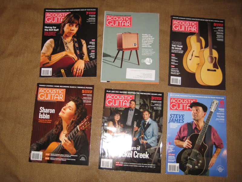 Acoustic Guitar Magazine 6 Recent Issues from 2023 and 2024 image 1