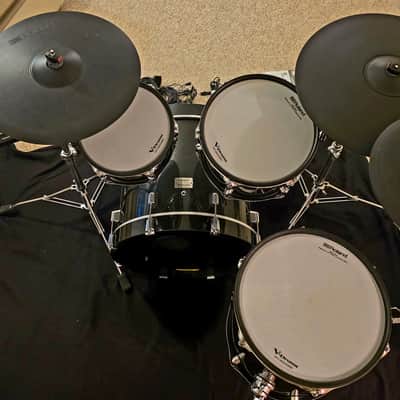 Roland VAD 503 506 Acoustic Design Series Electronic V-Drum Kit 2020 - Present - VAD 12x9 tom, Roland 14" crash, Tama Spartan stands and more image 20