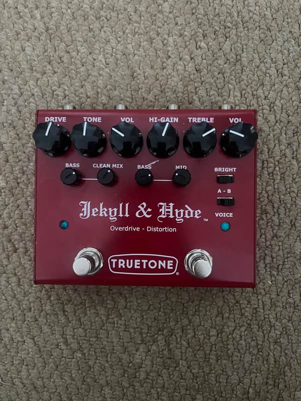 Truetone Jekyll & Hyde Overdrive & Distortion V3 2010s - Red image 1