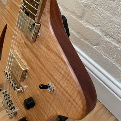 Forshage Orion Hollow Body 2023 - Flame Maple / Mahogany image 3