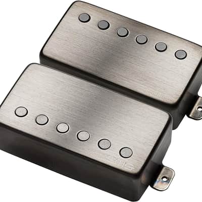 EMG JH James Hetfield Signature Guitar Pickup Set Black Brushed Chrome Bundle... image 2