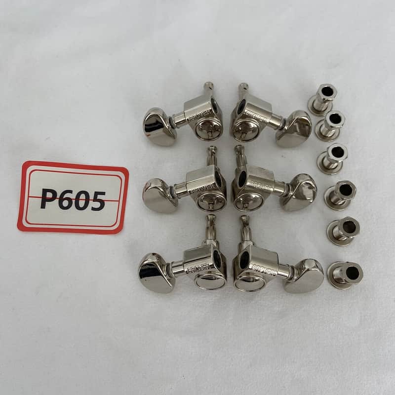 Grover Nickel 3X3 Grover Machine Heads Tuning Pegs Keys