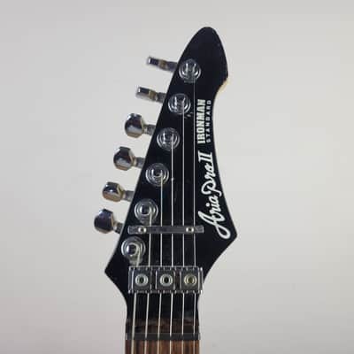 1980's Aria Pro II Ironman Standard MIJ - White image 3