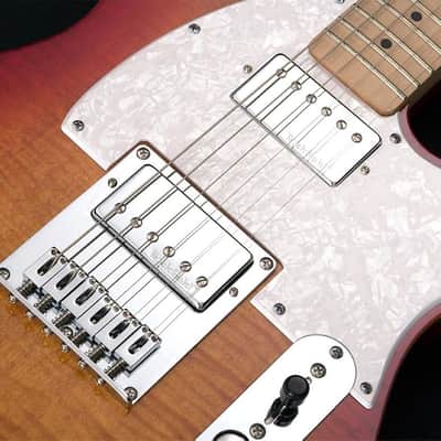 Michael Kelly 53DB Electric Guitar (Cherry Sunburst, Maple Fingerboard) image 4