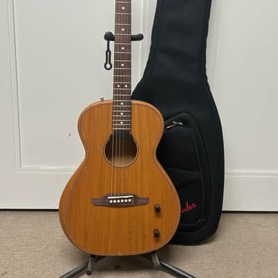 Fender Highway Series Acoustic/Electric Parlor Mahogany Top - All Mahogany image 1