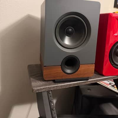 Output Frontiers 6.5” Grey with walnut base image 3