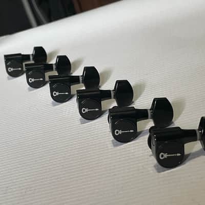 MIM Charvel Pro Mod 2H Black Tuners Tuning Pegs 6 In Line Dual Pin