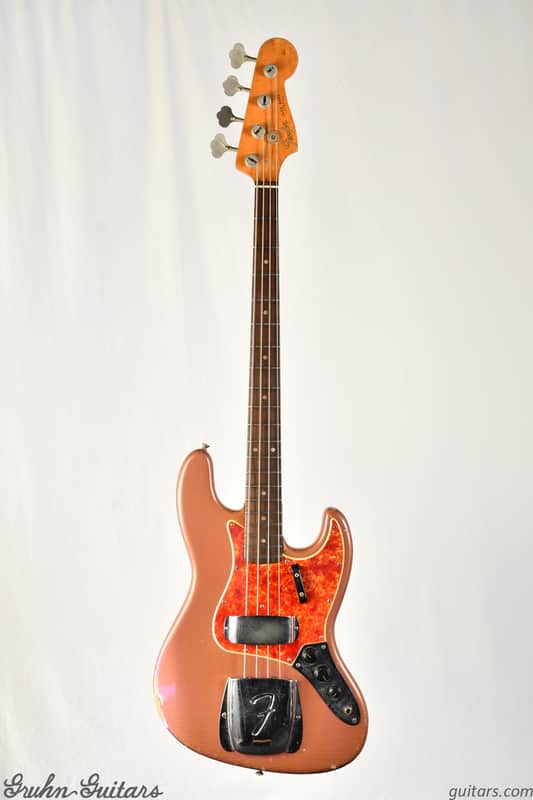 Fender Jazz Bass 1965 - Burgundy Mist image 1