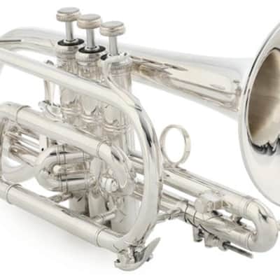 Bach 184SML Stradivarius Professional Bb Cornet - Silver-plated image 2