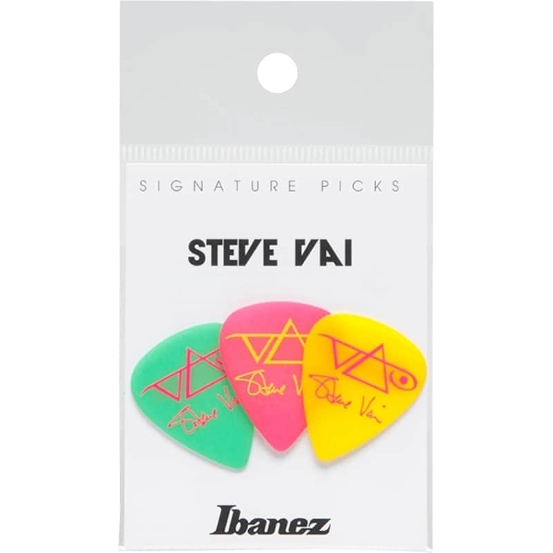 Ibanez B1000SVGPY Steve Vai Signature Model Guitar Picks - 3 Pack image 1