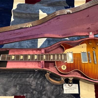 Gibson Gibson Custom Shop 60th Anniversary '59 Les Paul Washed Cherry Tom Murphy Painted and Aged - Washed Cherry Tom Murphy Painted and Aged image 2