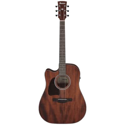 Ibanez AW54LCE OPN Left Handed Acoustic Electric Guitar. Open Pore Natural image 2