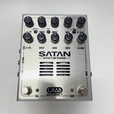 Crab Guitar Effects SATAN Ola`s Sound Preamp Fortin Randall Amp in a box High gain lead Metal Distorion Overdrive Pedal Blues Rock Drive EQ image 1