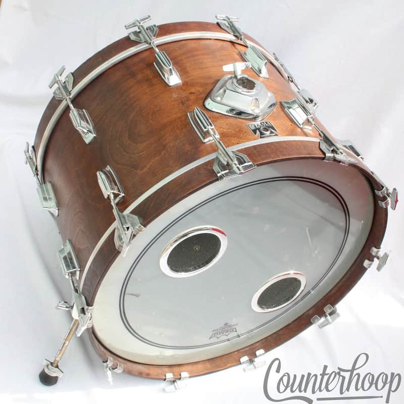 Tama 22x14"Bass Drum Superstar Custom Mahogany 6ply Birch Vintage 80s Japan Star image 1