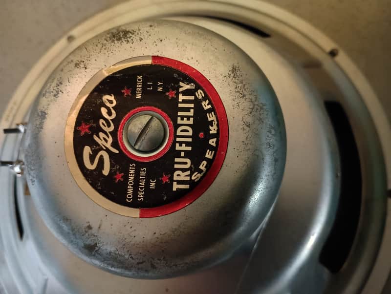 Speco 12" Alnico Speaker 1206WC 60's-ish Silver image 1