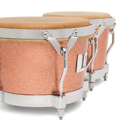 LP Martin Cohen Traditional Fiberglass Champagne Sparkle Bongos image 5
