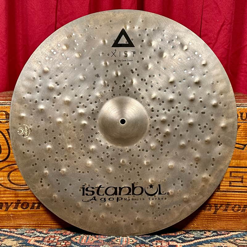 22" Istanbul Agop Xist Dry Dark Crash Cymbal 1684g *Video* image 1