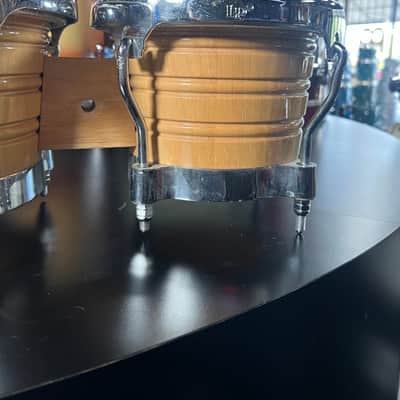 L.P. Latin Percussion Generation II Bongos w/Comfort Curve II Rims & Deluxe LP Bag image 7