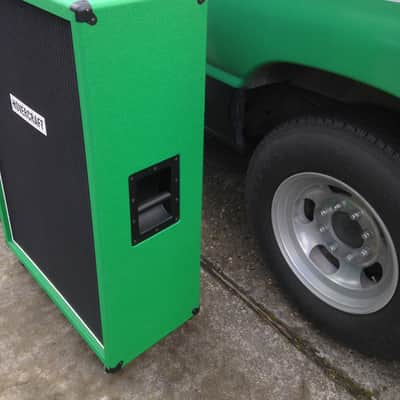 Hovercraft 6x12 Guitar Cabinet Convertible Back Green Black White - WGS Invader image 2