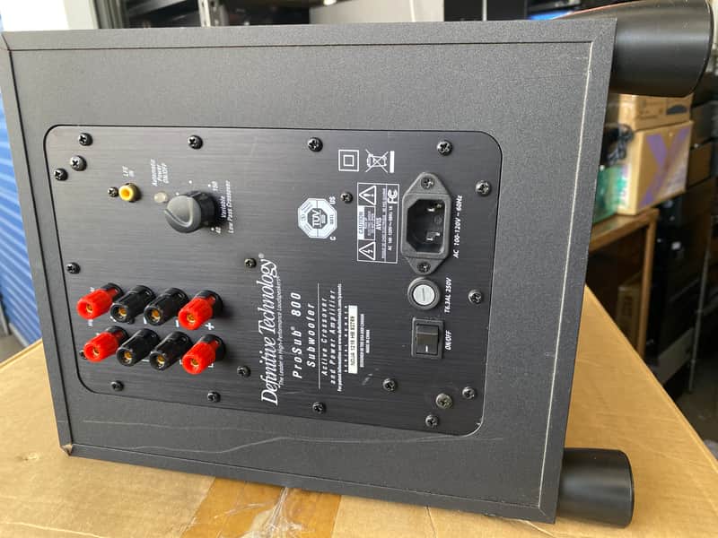 Definitive technology prosub 800 800 2014 Black image 1