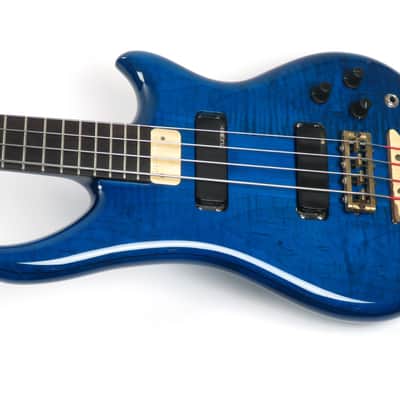 1991 Alembic Essence Bass - Transparent Blue - Figured Maple! image 8