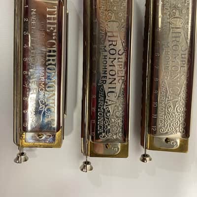 Hohner Vintage M. Hohner The "Chromonica" Chromatic Harmonica 260 w/Case NEW OLD STOCK image 1