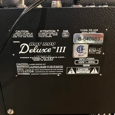 Fender Hot Rod Deluxe III 3-Channel 40-Watt 1x12" Guitar Combo 2010 - 2017 image 4