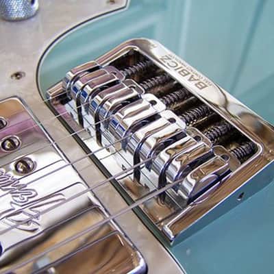 Babicz Full Contact Hardware ORIGINAL SERIES FCH6 FIXED BRIDGE, 6 String, Chrome image 2