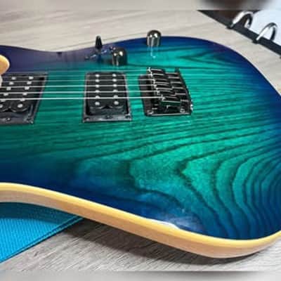 Ibanez RG421AHM Blue Moon Burst + Gig Bag + Strap + Accessories – Excellent Condition image 13