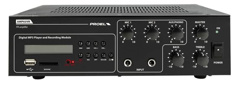 Proel   Pa Amp03 Vr   Amplificatore 30 W. image 1