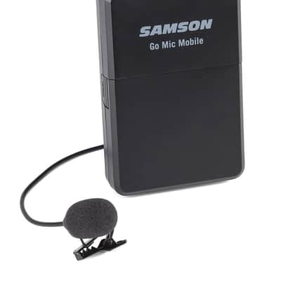 Samson Go Mic Mobile – Lavalier Beltpack Only Professional Wireless System for Mobile Video + LM8 Mic image 1