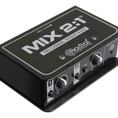 Radial Mix 2:1 2-channel Passive Mixer w/ 25ft. XLR image 2