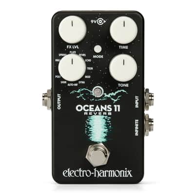 Mint Electro-Harmonix EHX Oceans 11 Eleven Reverb Hall Spring Guitar Effects Pedal image 1
