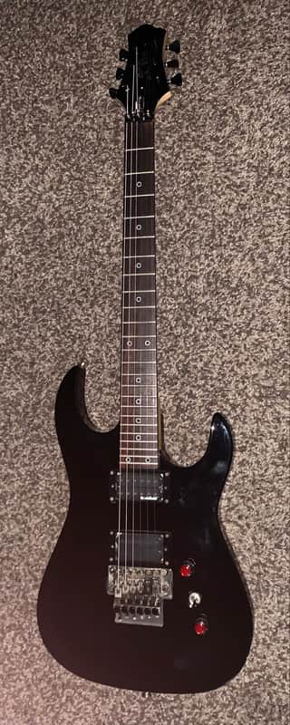 B.C. Rich Assassin electric guitar Floyd rose made in Korea - Black image 1