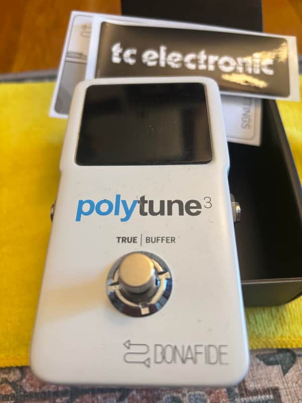 TC Electronic Polytune 3 Polyphonic Tuner Pedal 2017 - Present - White image 1