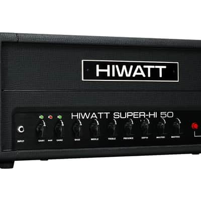 Hiwatt SUPER-HI 50 Head - 50W 2-Channel Amp w/ Extreme Gain image 3