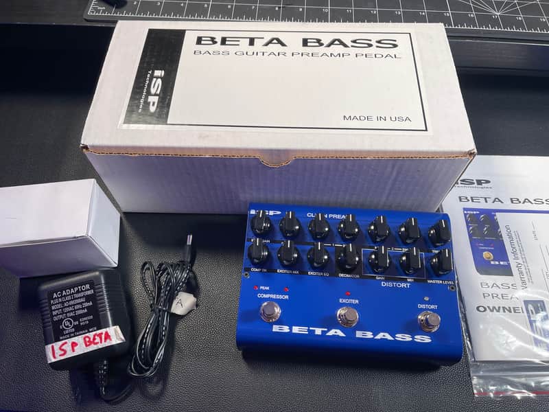 ISP Technologies Beta Bass Preamp 2010s - Blue - FREE Shipping image 1