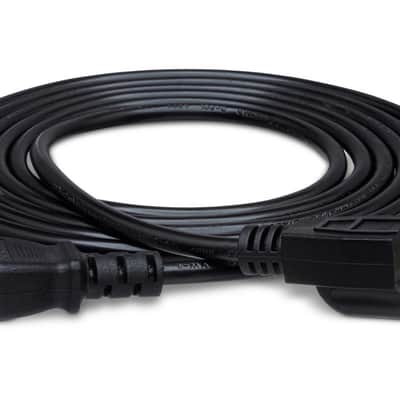 HOSA PWC-148 Power Cord, 18 AWG, IEC C13 To NEMA 5-15P image 2
