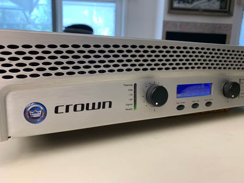 Crown CDi 4000 2-Channel 1200-Watt Power Amplifier 2010s - Black and Silver image 1