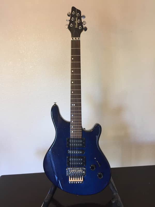 Washburn Maverick BT-6 Sparkle Blue Floyd Rose, Gibson Scale 24.75