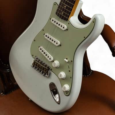 Fender Custom Shop 1963 Stratocaster Journeyman Olympic White 2024 - Olympic White image 11