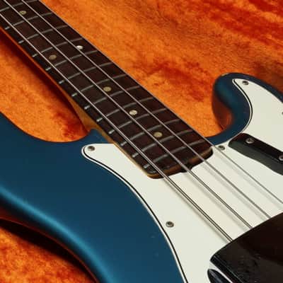 1966 Fender Precision Bass - Lake Placid Blue - All Original image 11