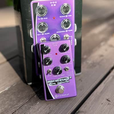 Pigtronix MS2 Mothership 2 Analog Synthesizer 2010s - Blue/Purple Graphic image 4