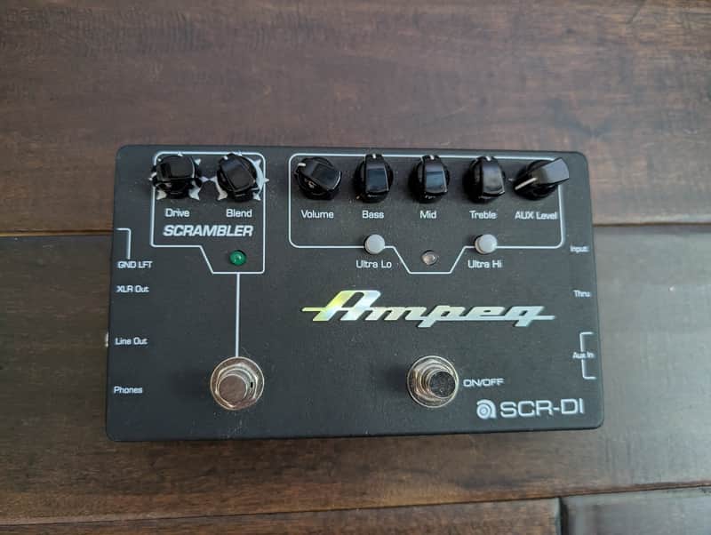 Ampeg SCR‑DI Bass DI Preamp with Scrambler Overdrive